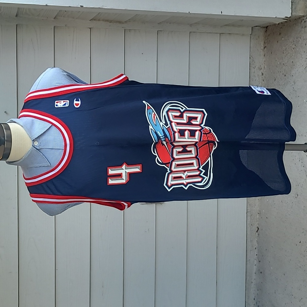 CHARLES BARKLEY Houston Rockets NBA Champion USA Nylon Sz 52 XXL Mens Jersey 90s
